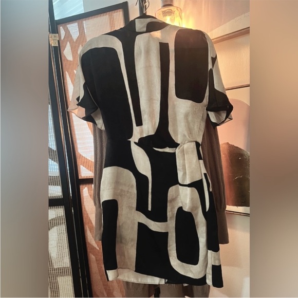 MANGO Printed Turtleneck Dress - Picture 9 of 9